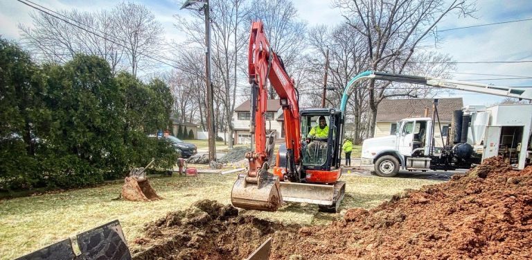 lateral sewer repair to a sanitary sewer in New Jersey