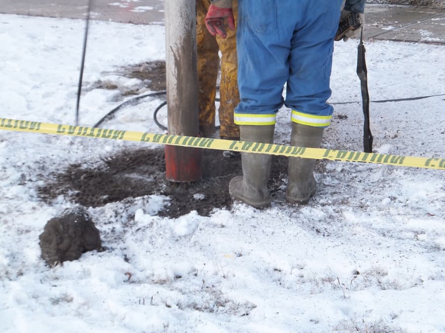 Hydro-excavation is highly suited to working in cold temperatures