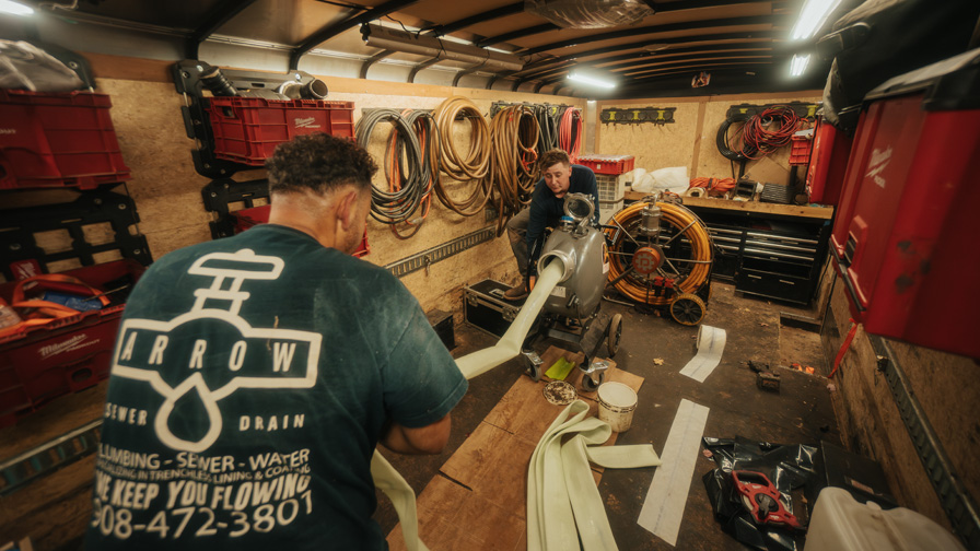 Trenchless Sewer Repair Example 1