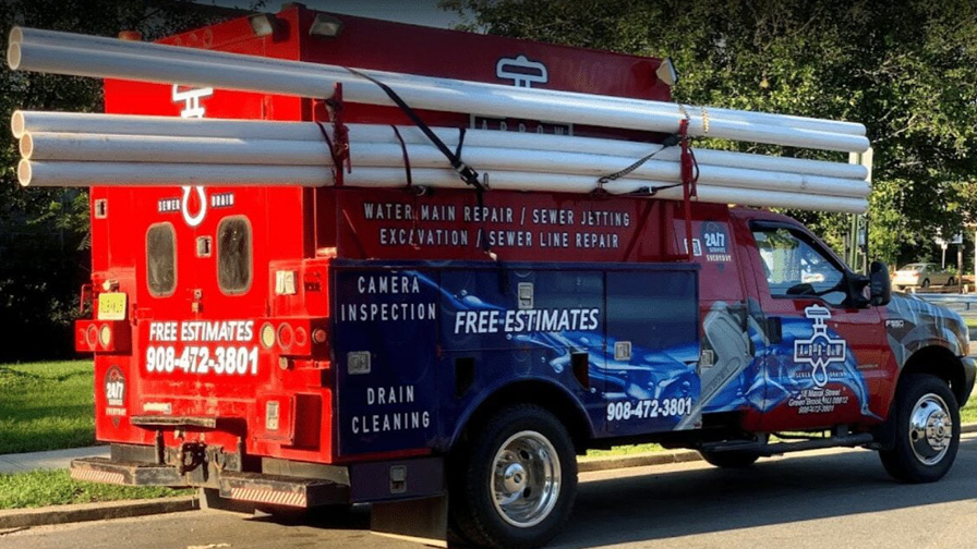 Arrow Truck With PVC Pipes