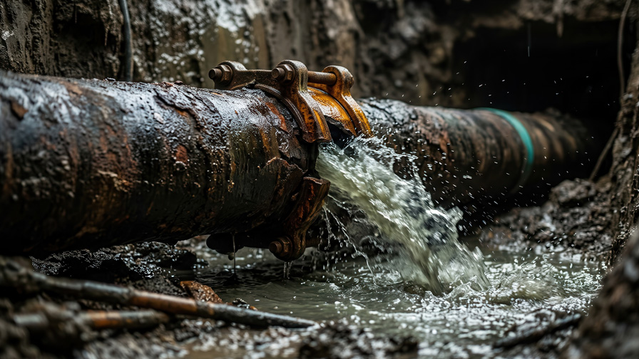 Leaking Sewer Line