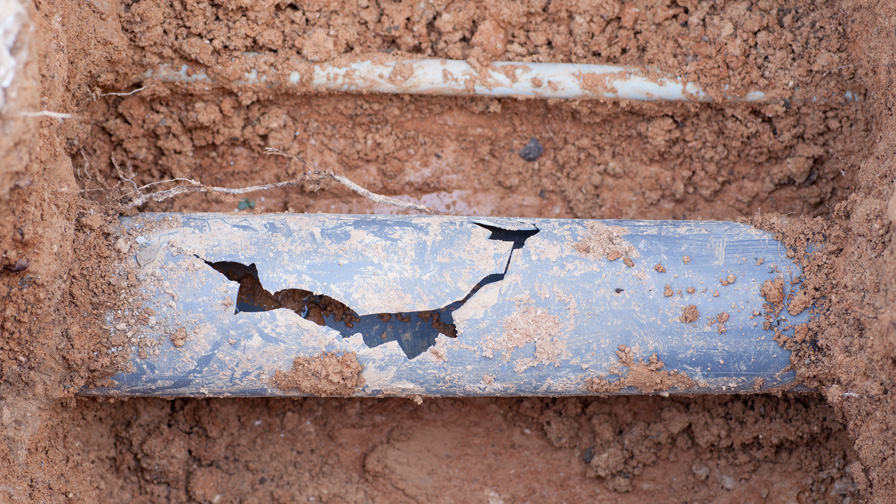 Sewer Line Damage